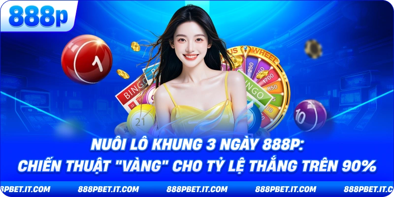 Nuôi Lô Khung 3 Ngày 888P: Chiến Thuật "Vàng" Cho Tỷ Lệ Thắng Trên 90%